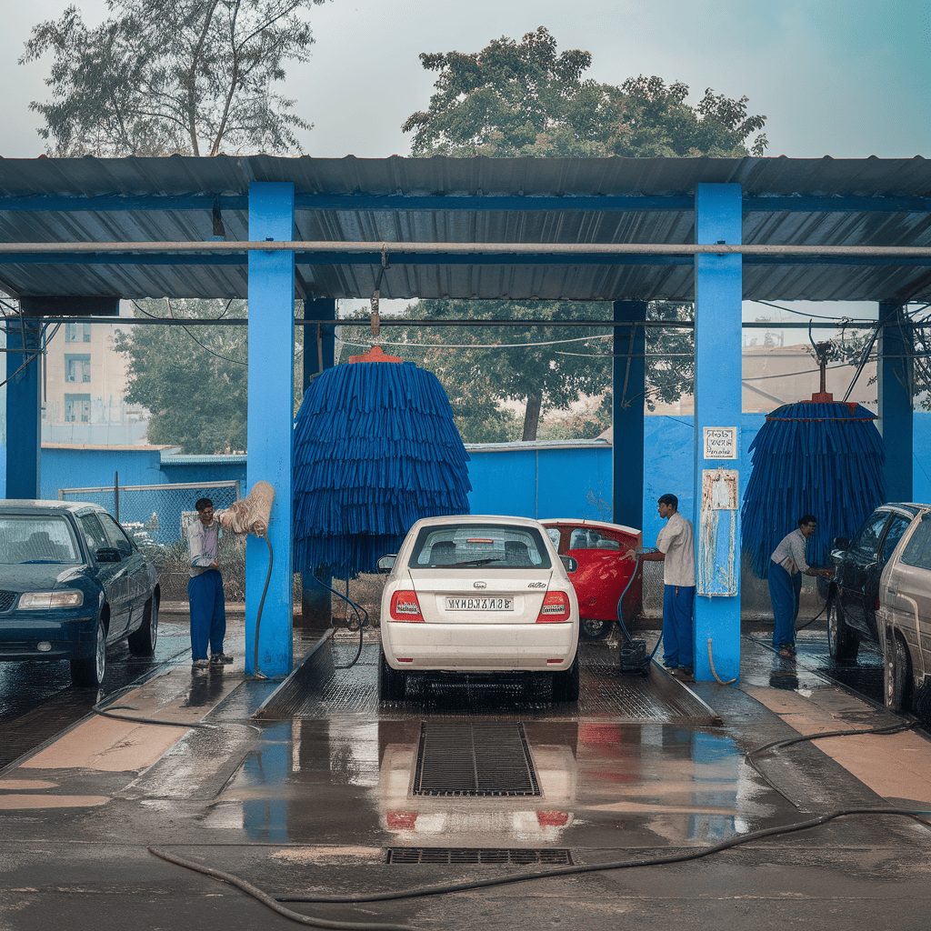 Before and After Car Wash